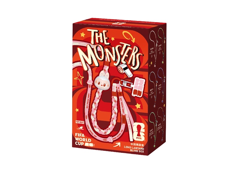 FIFA x Pop Mart THE MONSTERS SERIES Labubu Long Lanyard Single Blind Box