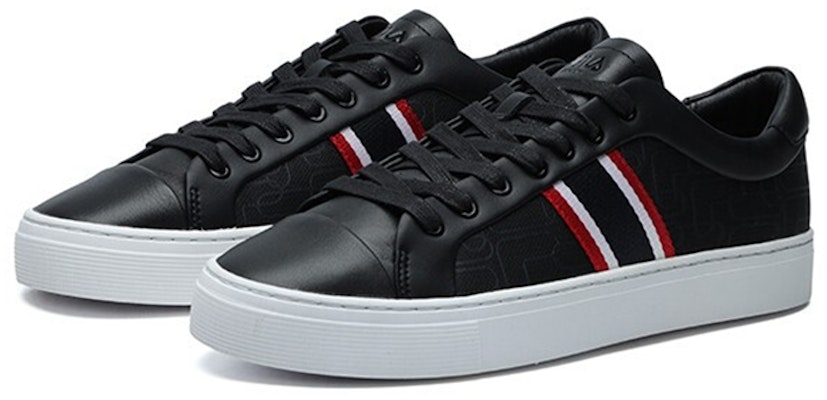 FILA 1911 Stripe Low Top Shoes Black/Red F12M124345FBK Lookbook FILA 1911 Stripe Low Top Shoes Black/Red F12M124345FBK