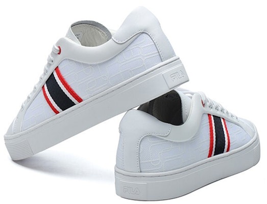 FILA 1911 Stripe Low-Top Board Shoes FILA White F12M124345FWT Purchase FILA 1911 Stripe Low-Top Board Shoes FILA White F12M124345FWT