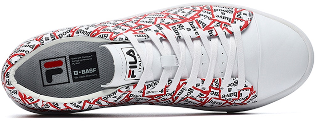 FILA 1911 x HAGT Skate Shoes 'Red White' F12M222207FWF Lookbook FILA 1911 x HAGT Skate Shoes 'Red White' F12M222207FWF