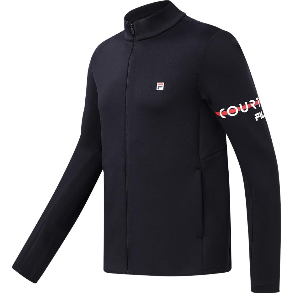 FILA 2023 Summer Simple Stand Collar Slim Fit Jacket - Royal Blue A11M313502F-NV