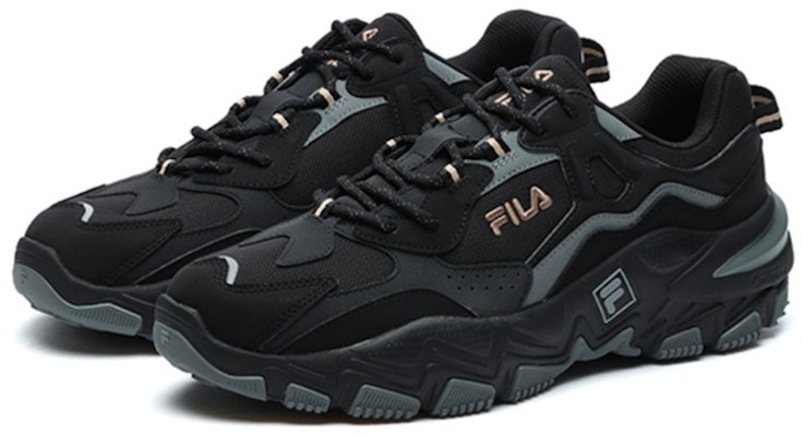 FILA 2 Running Sneakers 'Black Grey' F12M216132FBM Lookbook FILA 2 Running Sneakers 'Black Grey' F12M216132FBM