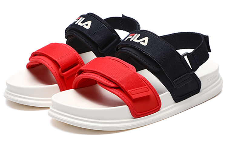 Order 휠라 투스트랩 샌들 '블루 레드' F12M226410FNF