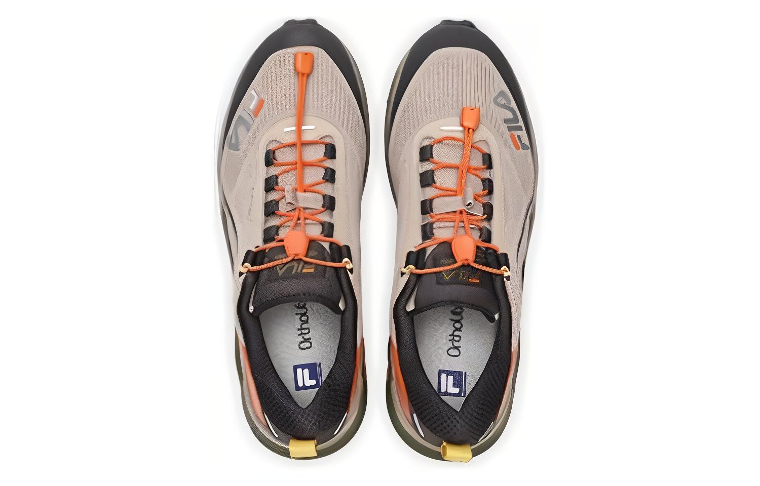 Shop FILA 3A LYNX I+ 金色越野跑鞋 '米色绿色橙色' A12M341202FOA