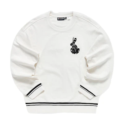 FILA 3D Embroidered Logo Rabbit Sweatshirt White - Casual College Style T11M313208F-IV