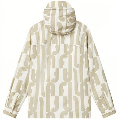FILA Beige Letter Print Woven Jacket F11M319707F-IV Lookbook FILA Beige Letter Print Woven Jacket F11M319707F-IV