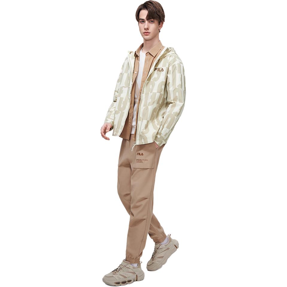 Details for FILA ベージュ レタープリント ウーブンジャケット F11M319707F-IV