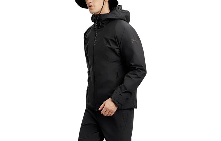 FILA  Black 3-in-1 Outdoor Jacket Waterproof Windproof Breathable Hoodie A11M417708F-BK 圖 2