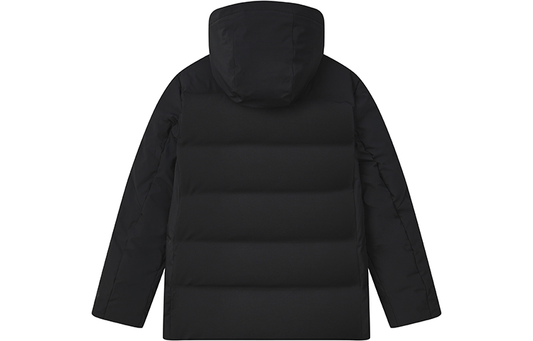 FILA  Black Casual Windproof Down Jacket Long-Sleeve Warm Outerwear. F11M247909F-BK 圖 3