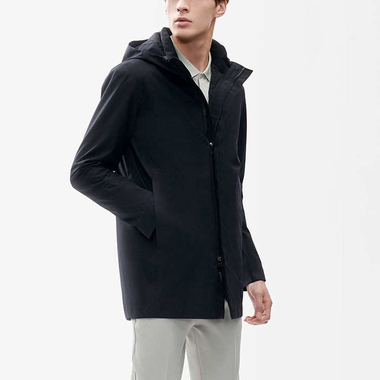 FILA  Black Down Vest and Woven Jacket Set - Sports Casual Style F11M212702F-BK 圖 9