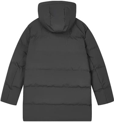 FILA 黑色標誌印花中長款連帽羽絨外套 F11M348909F-BK Lookbook FILA 黑色標誌印花中長款連帽羽絨外套 F11M348909F-BK