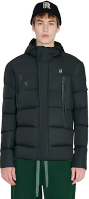 FILA 黑色長版健身羽絨連帽外套 A11M341906F-BK Details for FILA 黑色長版健身羽絨連帽外套 A11M341906F-BK