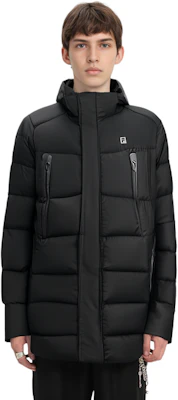 FILA 黑色長版健身羽絨連帽外套 A11M341906F-BK Cheap FILA 黑色長版健身羽絨連帽外套 A11M341906F-BK