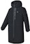Order FILA Black Long Hooded Down Jacket - Casual Warm Winter Coat. A11M241914F-BK