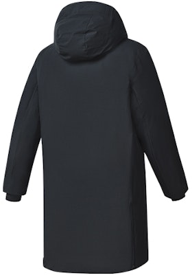 FILA Black Long Hooded Down Jacket - Casual Warm Winter Coat. A11M241914F-BK Lookbook FILA Black Long Hooded Down Jacket - Casual Warm Winter Coat. A11M241914F-BK