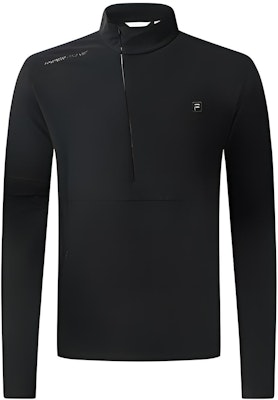 FILA Baju Olahraga Outdoor Lengan Panjang Hitam High-Neck Half-Zip. A11M315701F-BK Buy FILA Baju Olahraga Outdoor Lengan Panjang Hitam High-Neck Half-Zip. A11M315701F-BK