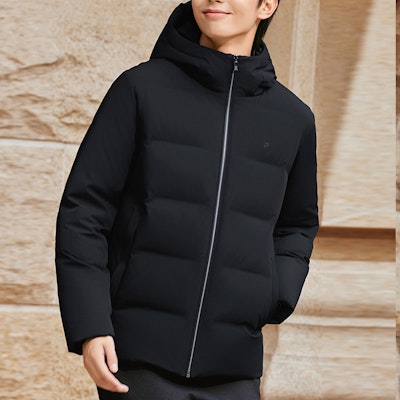 FILA Black Mid-Length Puffer Down Jacket Casual Warm Outerwear. F11M342908F-BK Sizing FILA Black Mid-Length Puffer Down Jacket Casual Warm Outerwear. F11M342908F-BK