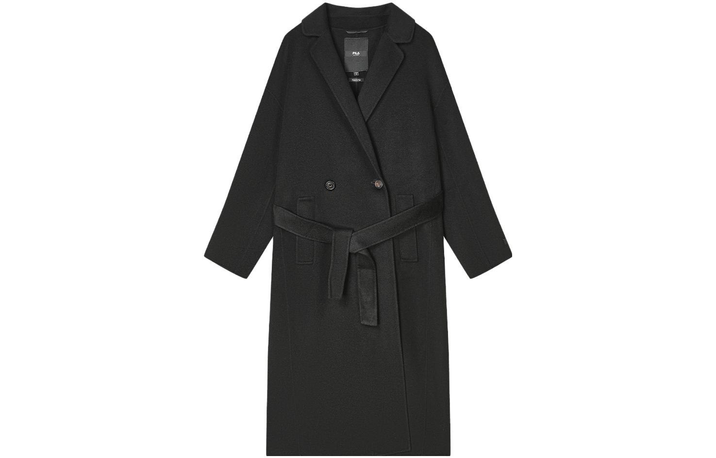 Order FILA Abrigo Chaqueta Negra Manga Larga de un Botón. F11M345701F-BK