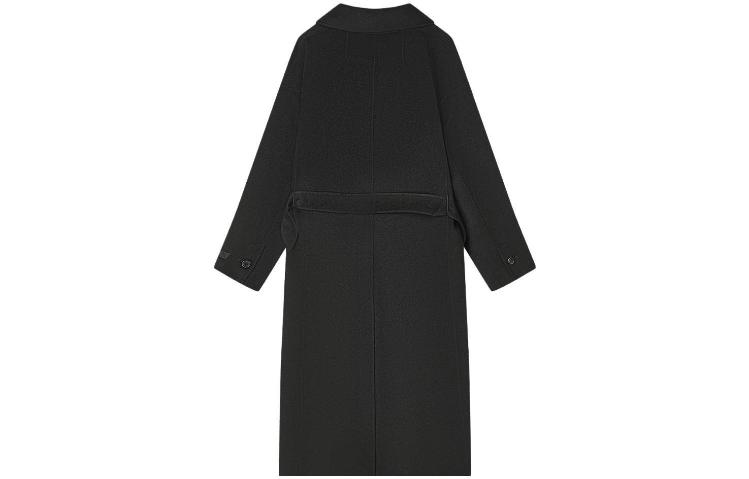 Lookbook FILA Abrigo Chaqueta Negra Manga Larga de un Botón. F11M345701F-BK