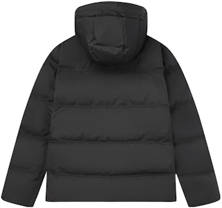 FILA Jaket Hitam Solid Warna dengan Hoodie Casual Hangat Outdoor. F51M348908A-BK Lookbook FILA Jaket Hitam Solid Warna dengan Hoodie Casual Hangat Outdoor. F51M348908A-BK