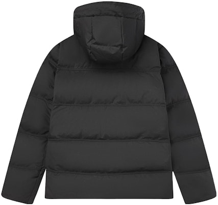 FILA Black Solid Color Hooded Down Jacket Casual Warm Outerwear F51M348908A-BK Lookbook FILA Black Solid Color Hooded Down Jacket Casual Warm Outerwear F51M348908A-BK