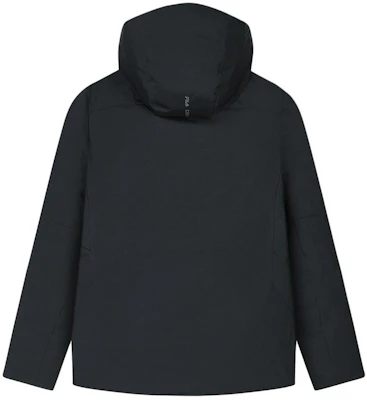 FILA 黑色纯色连帽拉链羽绒外套。 F11M347901F-BK Lookbook FILA 黑色纯色连帽拉链羽绒外套。 F11M347901F-BK