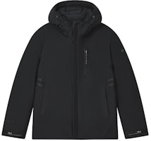 FILA Black Stylish Down Jacket Goose Feather Winter Coat F11M247903F-BK FILA Black Stylish Down Jacket Goose Feather Winter Coat F11M247903F-BK