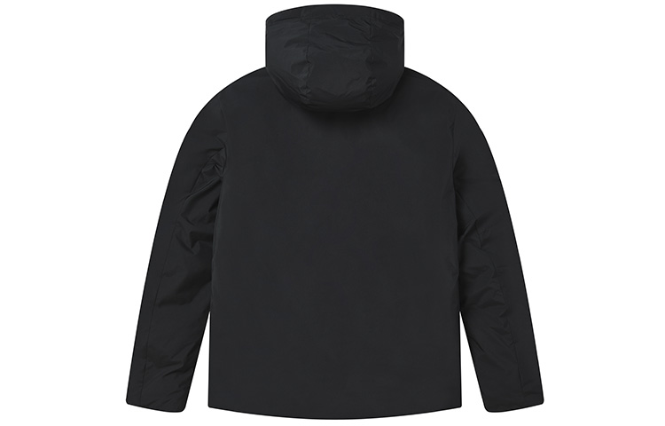 FILA  Black Winter Down Jacket with Logo Hoodie Casual Style. F11M247911FBK 圖 3