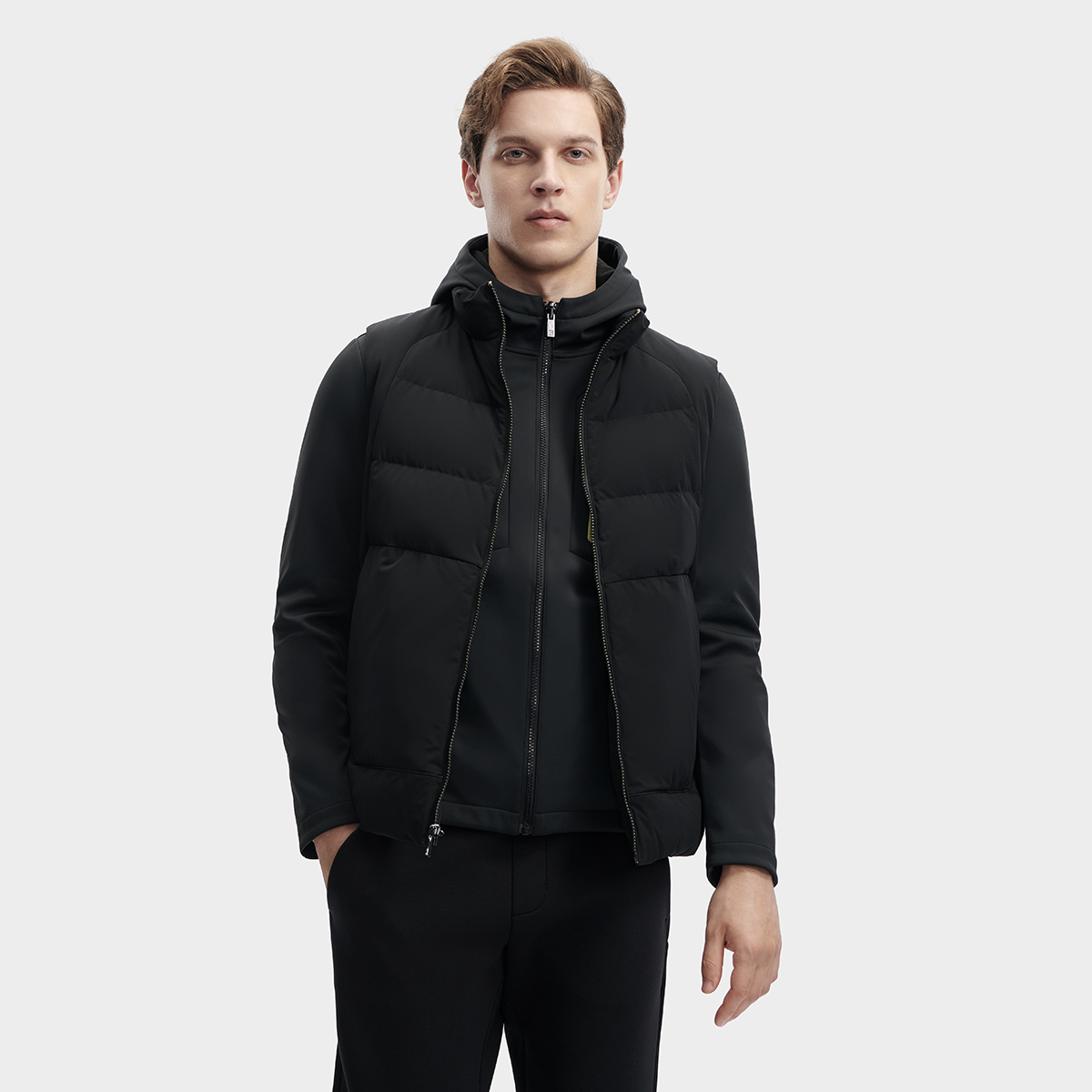 Details for FILA Jaket Kasual 3-in-1 Down - Jet Black. F11M342912FBK