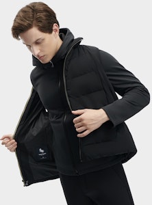 FILA Jaket Kasual 3-in-1 Down - Jet Black. F11M342912FBK Sizing FILA Jaket Kasual 3-in-1 Down - Jet Black. F11M342912FBK