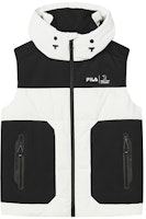 FILA Color Block Puffer Vest Standard White Casual Style. F11M249905F-WT FILA Color Block Puffer Vest Standard White Casual Style. F11M249905F-WT
