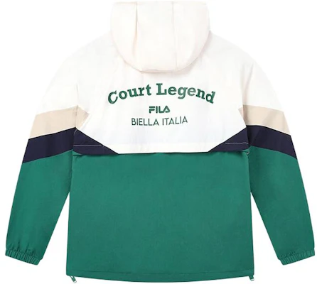 FILA 拼色休閒網球連帽外套 仲夏綠色 F11M339706F-DG Lookbook FILA 拼色休閒網球連帽外套 仲夏綠色 F11M339706F-DG