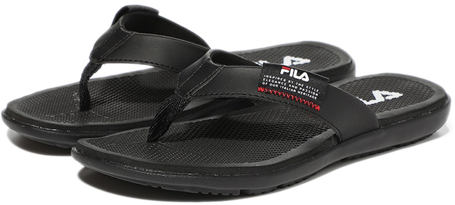FILA 'Comfort Light Flip-Flops Black Korean Edition' 1SM01563D_001 Order FILA 'Comfort Light Flip-Flops Black Korean Edition' 1SM01563D_001