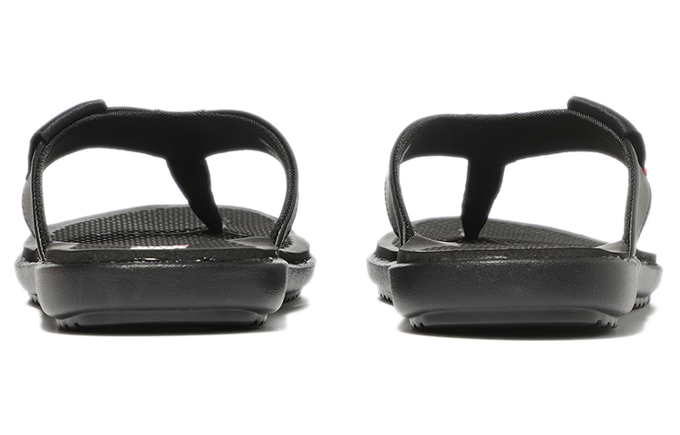 Lookbook Fila 斐乐 舒適輕便人字拖鞋 男女同款 黑色 韓版