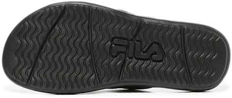 Shop Fila 斐乐 舒適輕便人字拖鞋 男女同款 黑色 韓版