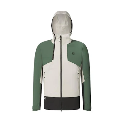 FILA Contrast Hooded Outdoor Jacket - Siberian Green. A11M417701F-DG