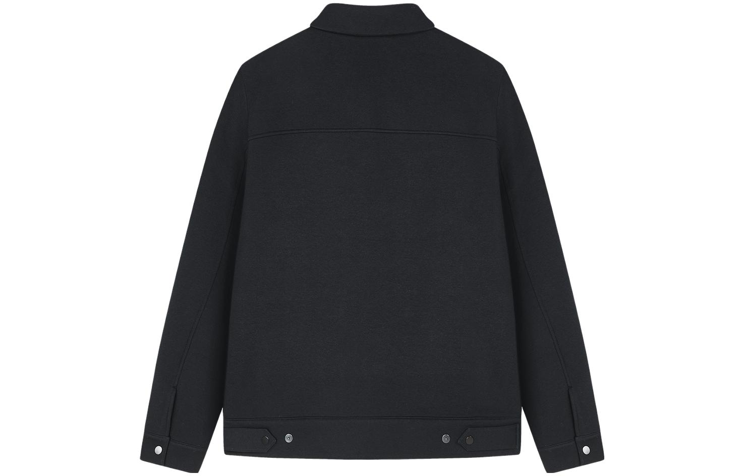 Lookbook FILA 刺繍ロゴ ポロ襟 カジュアルニットジャケット F11M348502F-BK