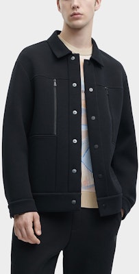 FILA Embroidered Logo Polo Collar Casual Knit Jacket. F11M348502F-BK Details for FILA Embroidered Logo Polo Collar Casual Knit Jacket. F11M348502F-BK