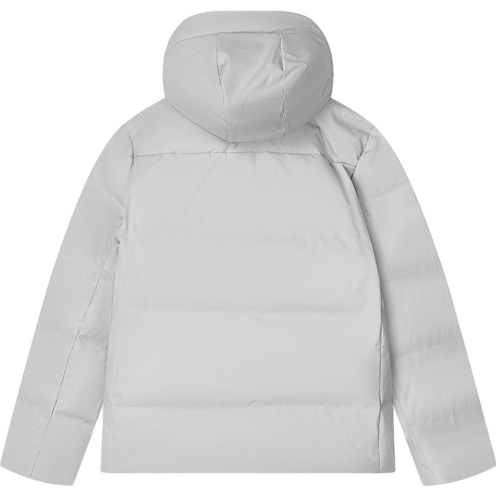 Lookbook FILA Jaket Hoodie Fashion Bulu Angsa Warna Abu-Abu. F11M341909F-GY