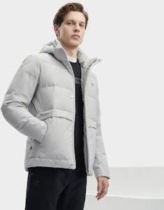 FILA Jaket Hoodie Fashion Bulu Angsa Warna Abu-Abu. F11M341909F-GY Purchase FILA Jaket Hoodie Fashion Bulu Angsa Warna Abu-Abu. F11M341909F-GY