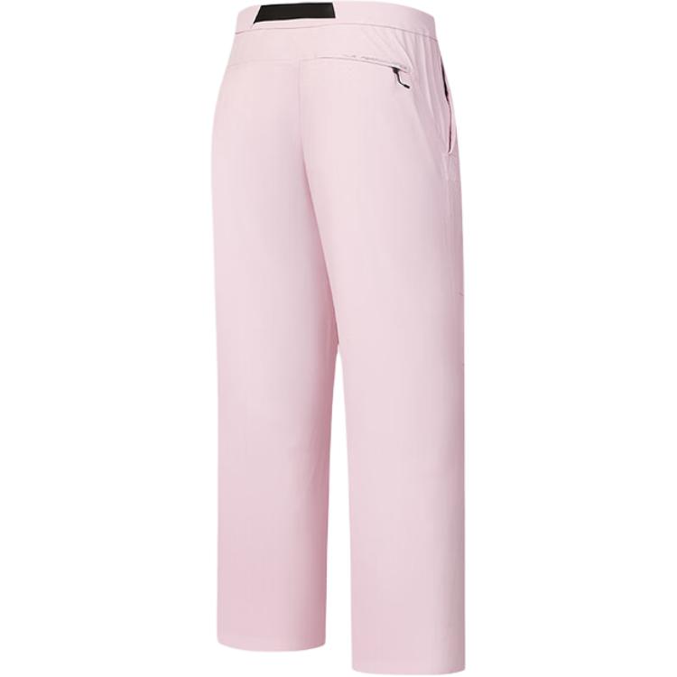 Lookbook FILA Seluar Sukan Longgar Lurus Warna Pink Ceri Gelap. A51M441802F-PK