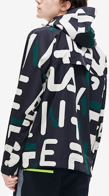 FILA 全印复古拉链连帽夹克黑色款 F11M219707FZA Purchase FILA 全印复古拉链连帽夹克黑色款 F11M219707FZA