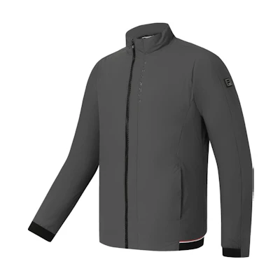 FILA Golf Lightweight Stand Collar Down Jacket - Black. A11M345917F-BK