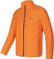 FILA Golf Puffer Jacket - Knit Splicing, Warm High Neck, Fiery Orange. A11M345904F-OR FILA Golf Puffer Jacket - Knit Splicing, Warm High Neck, Fiery Orange. A11M345904F-OR