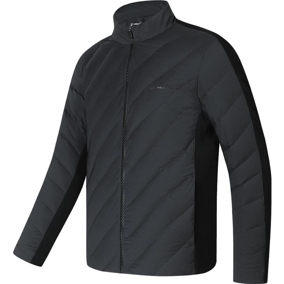 Order FILA Golf Puffer Jaket Hitam Desain Quilted Kerah Mock A11M345904F-BK