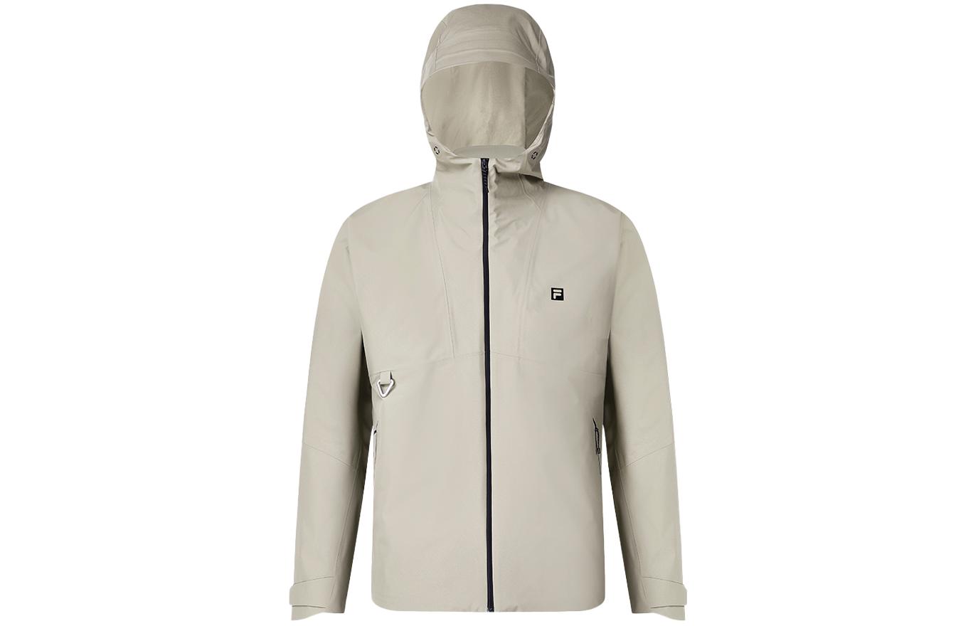 FILA  Grey Waterproof Windbreaker Hooded Jacket for Casual Wear. A11M417708F-GY 圖 2