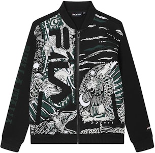 FILA 标志动物印花设计针织外套. F11M418507F-ZA Buy FILA 标志动物印花设计针织外套. F11M418507F-ZA