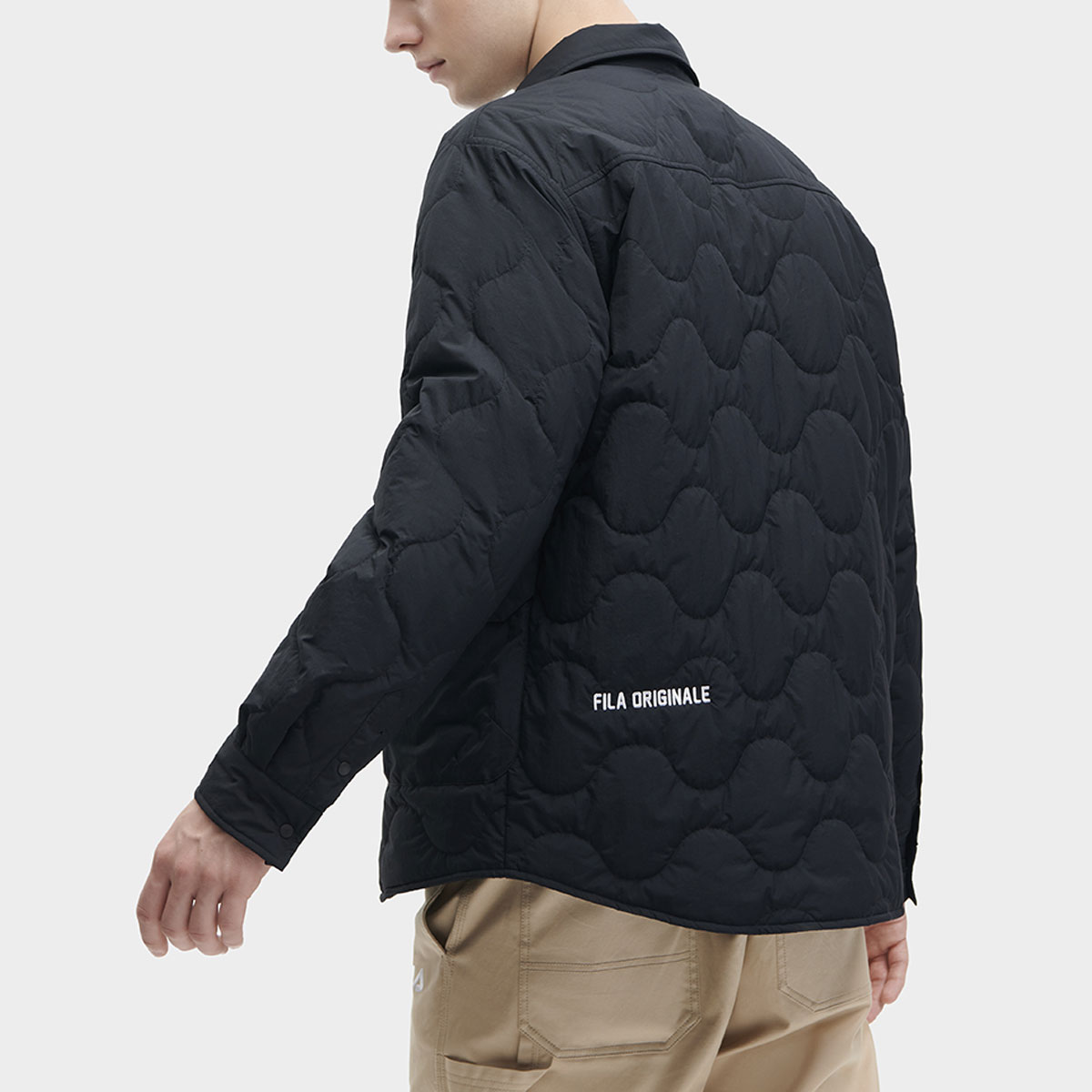 Purchase FILA Jaket Polo Kerah Logo Huruf Cetak - Legendary Blue. F11M349910F-NV