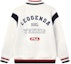 Lookbook FILA Letter Patchwork Varsity Jacket Single-Breasted Fresh Milk White. F11M349502F-IV