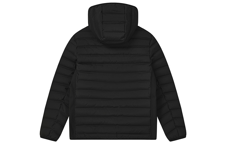 FILA  Lightweight Black Hooded Down Jacket for Winter Casual Wear F11M248908F-BK 圖 3